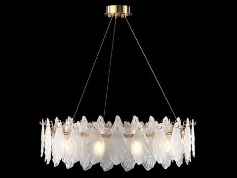  现代简约轻奢吊灯 吊灯 简约吊灯 餐厅吊灯 客厅吊灯 灯3d模型 