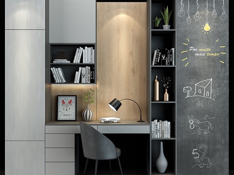  儿童家具套装0583d模型 