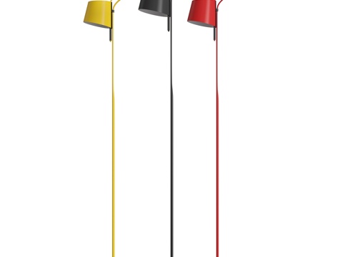  绳艺落地灯3d模型 