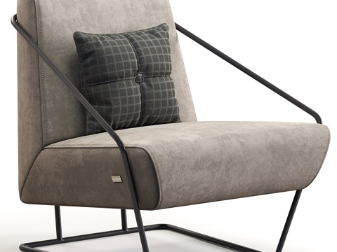  Gioia Nicoline扶手椅3d模型 