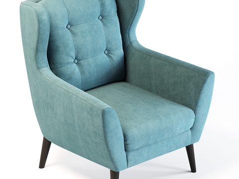  亨利扶手椅3d模型 