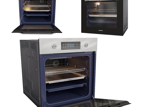  三星NV64R3531BS电烤箱3d模型 