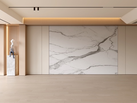  现代客厅 奶油客厅 沙发背景墙 客厅背景 奶油风背景墙3d模型 