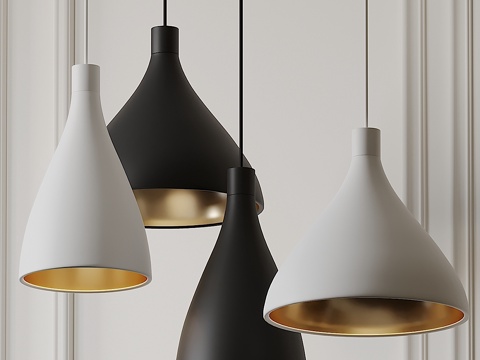  Pablo St 系列窄型与中型吊灯3d模型 