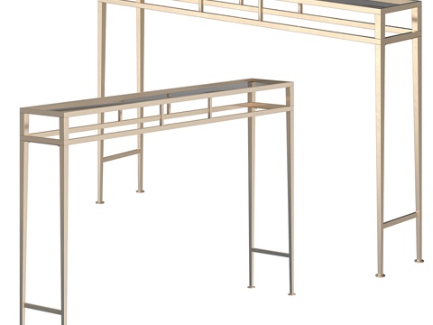  黄金海岸朱莉娅厅边桌3d模型 