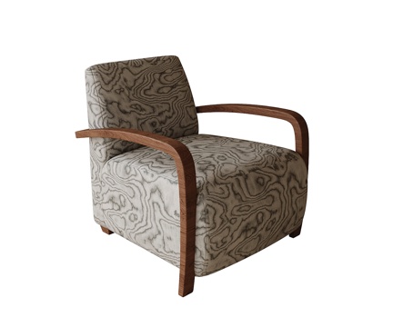 现代休闲椅su模型