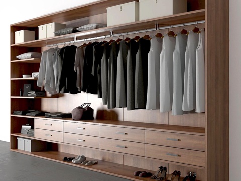  Poliform 衣橱3d模型 