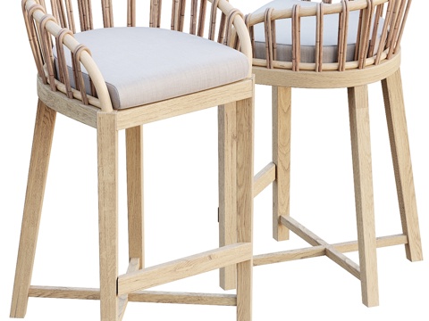  AVE马拉维浴缸吧凳3d模型 