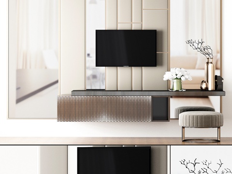  电视柜TV No. 13d模型 