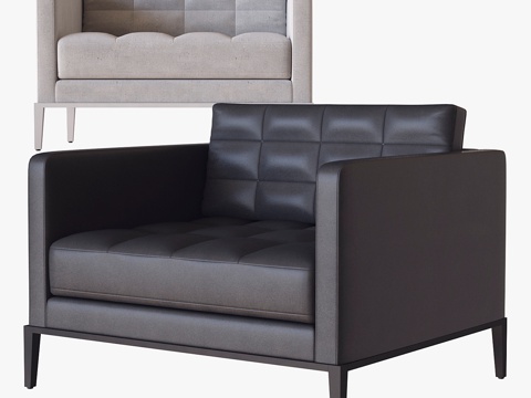  AC休闲扶手椅 B&amp;B Italia3d模型 