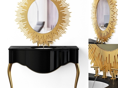  装饰艺术浴室 - luks marbella3d模型 