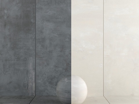  墙砖346烟灰+白3d模型 