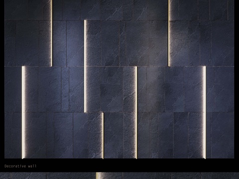  装饰墙 _ PN203d模型 