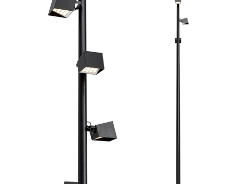  街道泛光灯 Fobos Alfresco 6m3d模型 