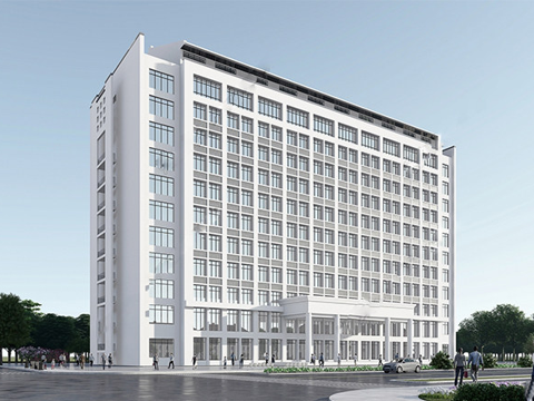 现代高层办公楼 写字楼建筑 商业综合体su模型