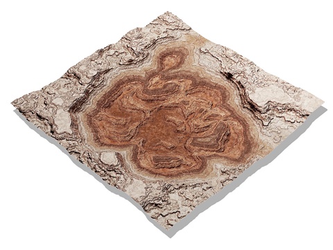  峡谷风光3d模型 