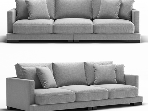  丹通沙发哈特福德3d模型 