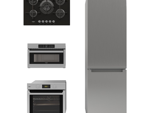  惠而浦 厨房电器套装3d模型 