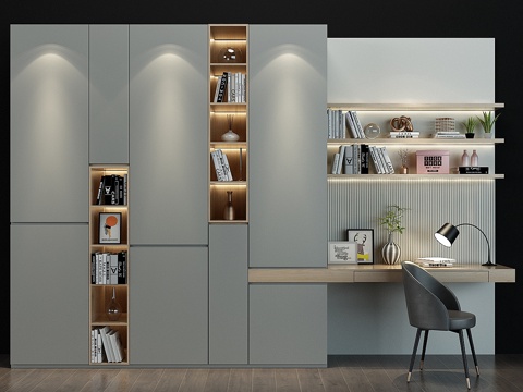  办公空间_0473d模型 