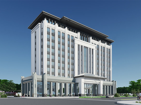 现代办公楼 写字楼建筑 政务办公楼su模型