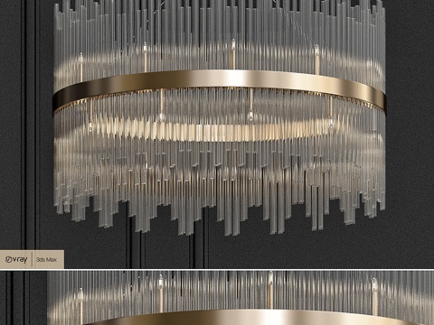  Kebo惊艳吊灯33d模型 