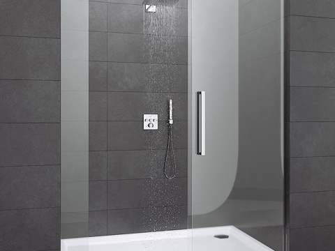  淋浴房与高仪套装013d模型 