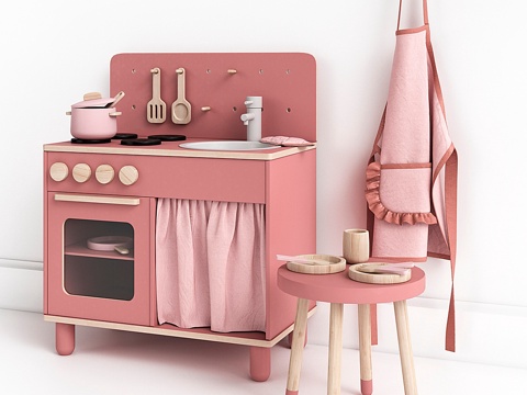  Flexa儿童厨房3d模型 