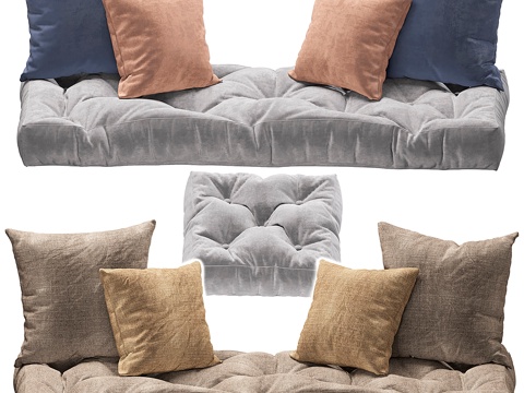  坐垫套装33d模型 