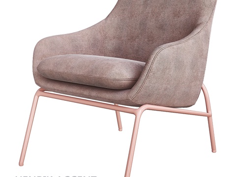  亨里克装饰扶手椅3d模型 