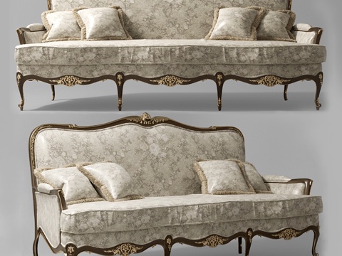  魅力布恩雷蒂罗安杰洛·卡佩利尼沙发3d模型 