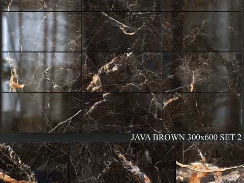  Yurtbay陶瓷爪哇棕300x600套装23d模型 