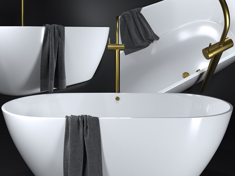  Estet Miami浴室配Scala面盆龙头3d模型 