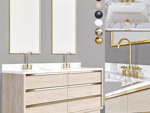  浴室家具 113d模型 