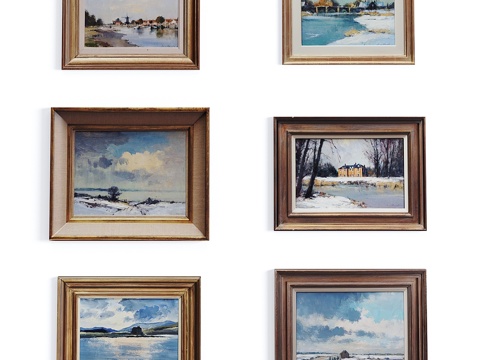  伊恩·休斯顿绘画套装3d模型 