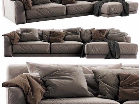  Poliform巴黎首尔躺椅3d模型 