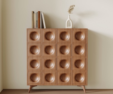 中古风餐边柜 玄关柜3d模型