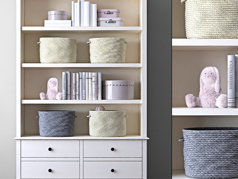  JAMESON大型书柜3d模型 