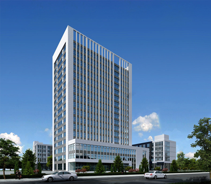 现代高层办公楼 写字楼建筑 政务办公楼su模型