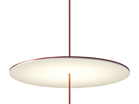  现代极简圆盘装饰吊灯3d模型 