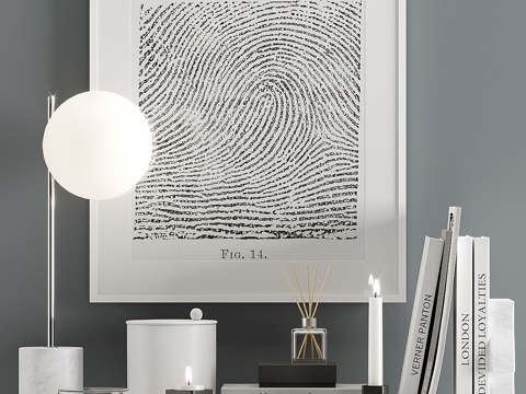  装饰套装103d模型 