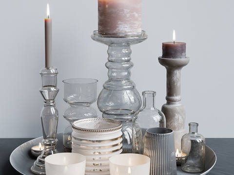  装饰套装_083d模型 