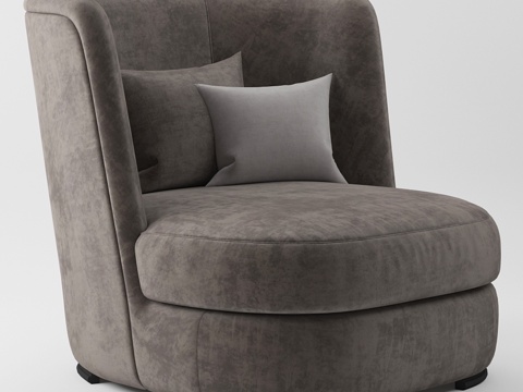  汉密尔顿康特扶手椅加博款3d模型 