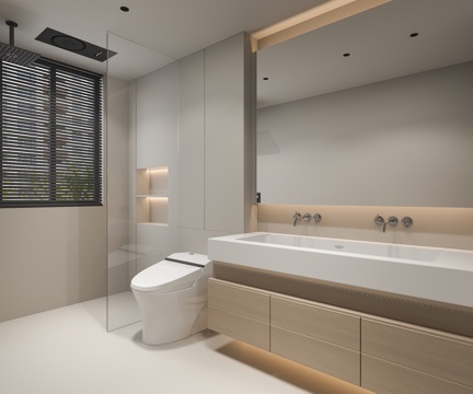  卫生间卫浴马桶3d模型 