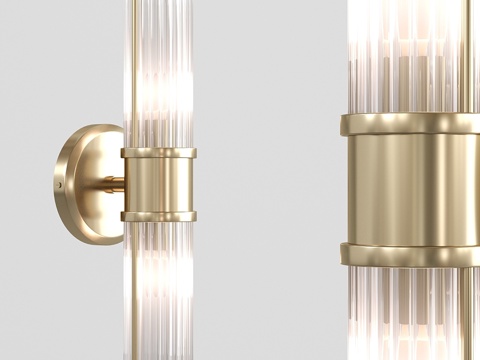  壁灯哈里WL3d模型 