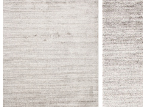  竹丝织机地毯 - 温柔灰3d模型 