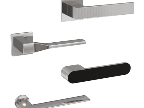  OLIVARI门把手3d模型 