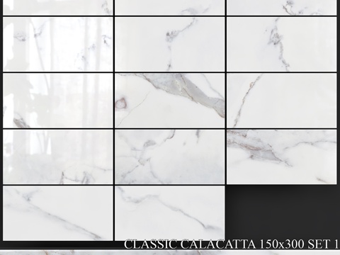  Yurtbay陶瓷经典卡拉卡塔150x300套装13d模型 