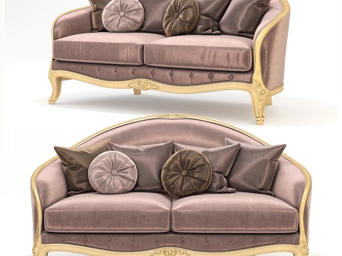  克劳德双人壁炉架3d模型 