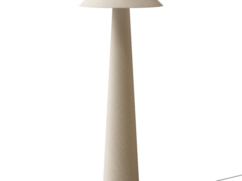  现代意式布艺落地灯3d模型 