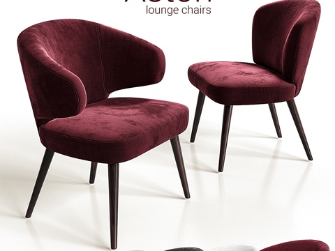  Minotti Aston休闲椅3d模型 